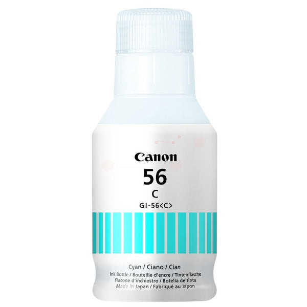 Original Canon 4430C001 / GI-56 C Tintenflasche cyan, 14.000 Seiten, Inhalt 135 ml