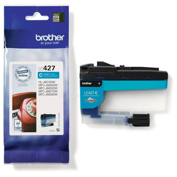 Original Brother LC-427C Tintenpatrone cyan, 1.500 Seiten