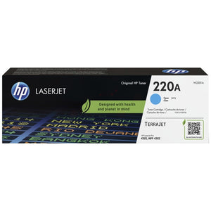 Original HP 220A / W2201A Toner cyan · 1.800 Seiten