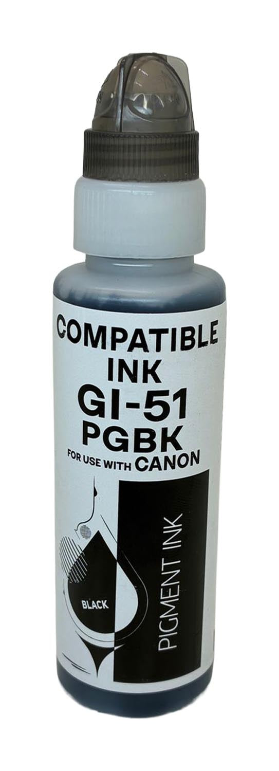 Kompatibel für Canon 4529C001 / GI-51 PGBK Tintenflasche schwarz foto, Inhalt 100 ml