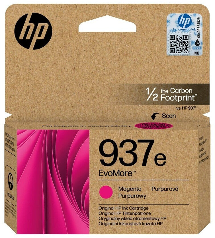 Original HP 4S6W7NE / 937E Druckkopfpatrone magenta Evomore, 1.650 Seiten