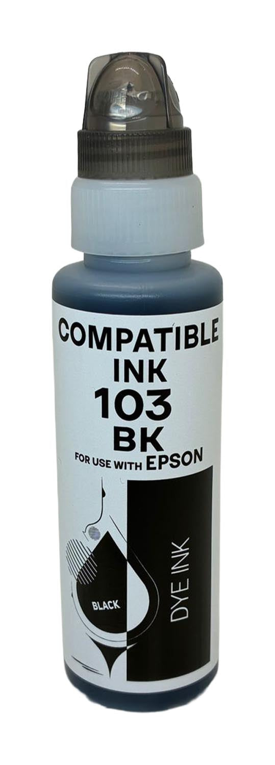 Kompatibel für Epson C13T00S14A / 103 Tintenflasche schwarz, Inhalt 70 ml
