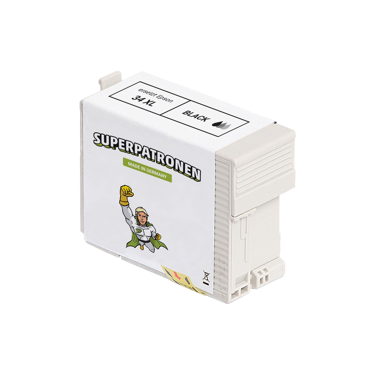 Kompatibel für Epson C13T34714010 / 34XL Tintenpatrone schwarz, 1.100 Seiten