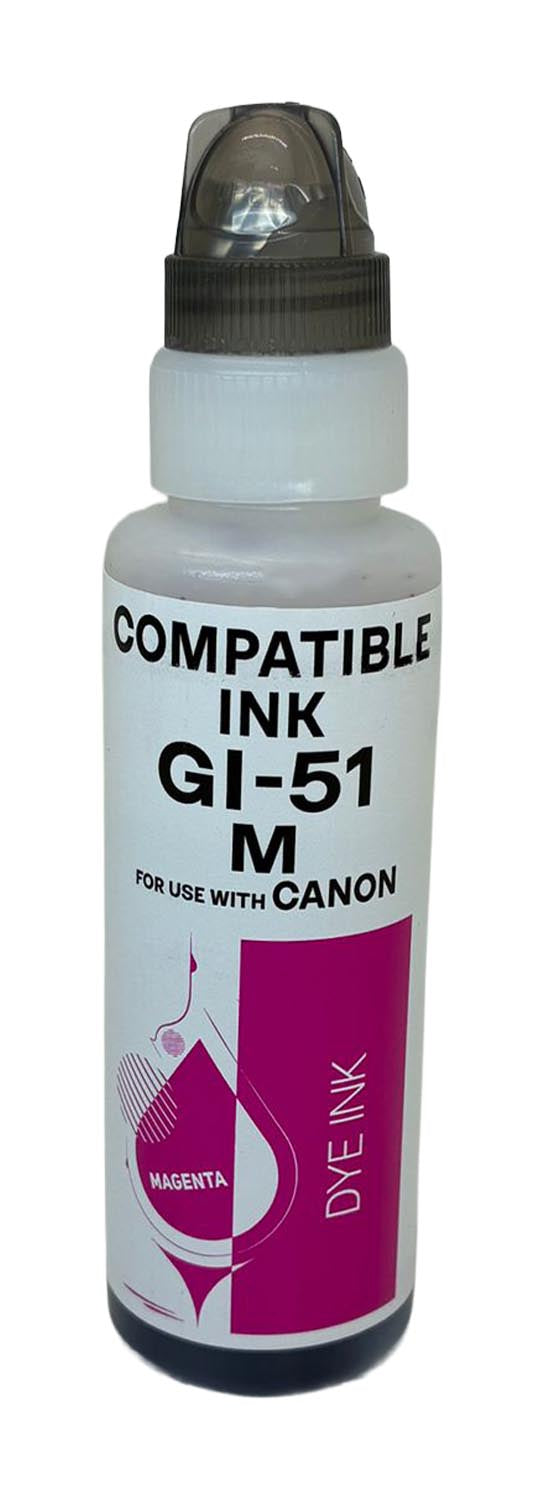 Kompatibel für Canon 4547C001 / GI-51 M Tintenflasche magenta, Inhalt 70 ml