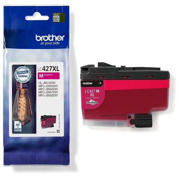 Original Brother LC-427XLM Tintenpatrone magenta High-Capacity, 5.000 Seiten