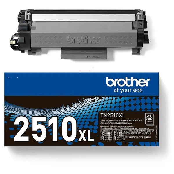 Original Brother TN-2510XL Toner-Kit High-Capacity, 3.000 Seiten