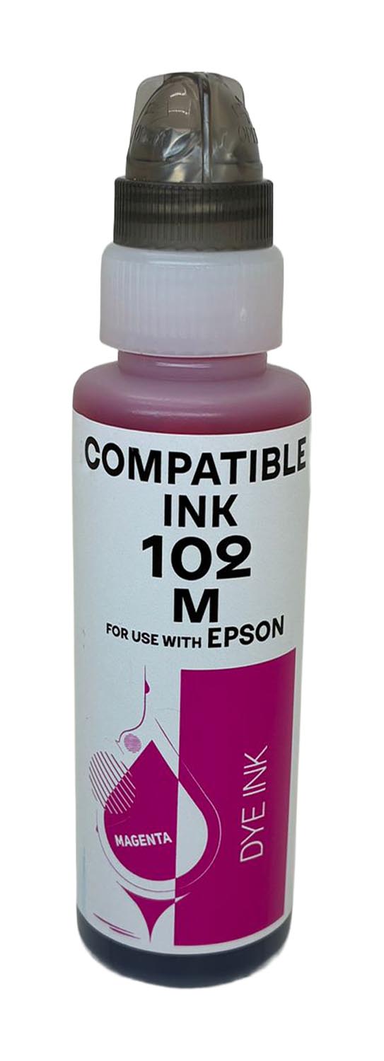 Kompatibel für Epson C13T03R340 / 102 Tintenflasche magenta, Inhalt 70 ml