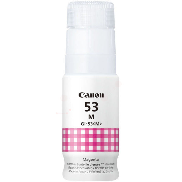Original Canon 4681C001 / GI-53 M Tintenflasche magenta, 3.000 Seiten, Inhalt 60 ml
