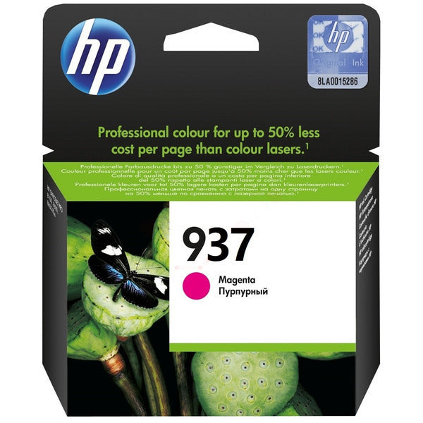 Original HP 4S6W3NE / 937 Druckkopfpatrone magenta, 800 Seiten