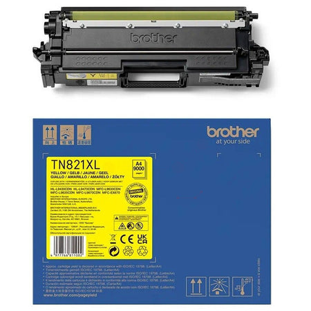 Original Brother TN-821XLY Toner-Kit gelb, 9.000 Seiten