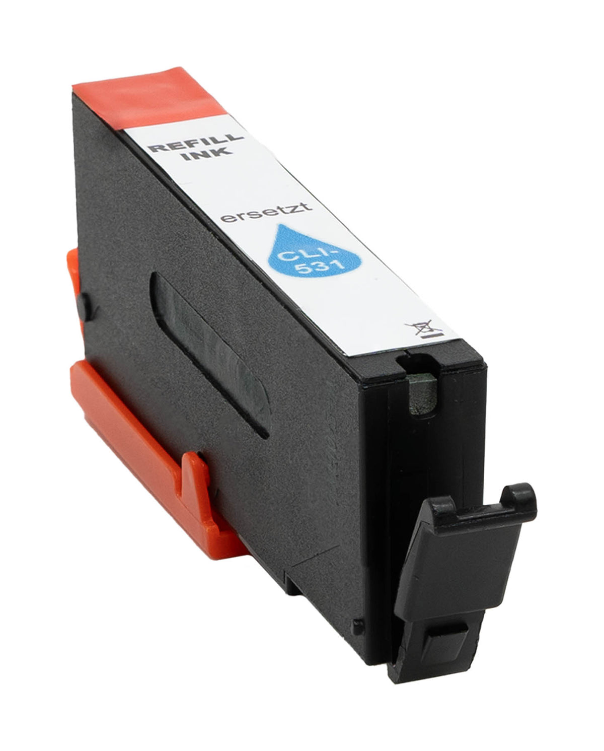 Kompatibel für Canon 6119C001 / CLI-531 C Tintenpatrone cyan, 515 Seiten