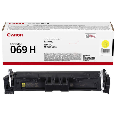 Original Canon 5095C002 / 069H Tonerkartusche gelb High-Capacity, 5.500 Seiten