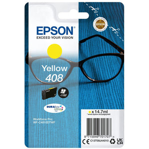 Original Epson 408 Tintenpatrone gelb (Brille)