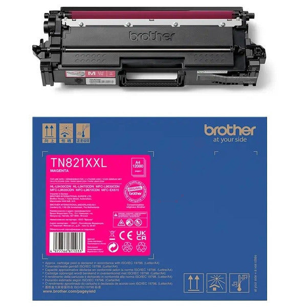 Original Brother TN-821XXLM Toner-Kit magenta High-Capacity, 12.000 Seiten