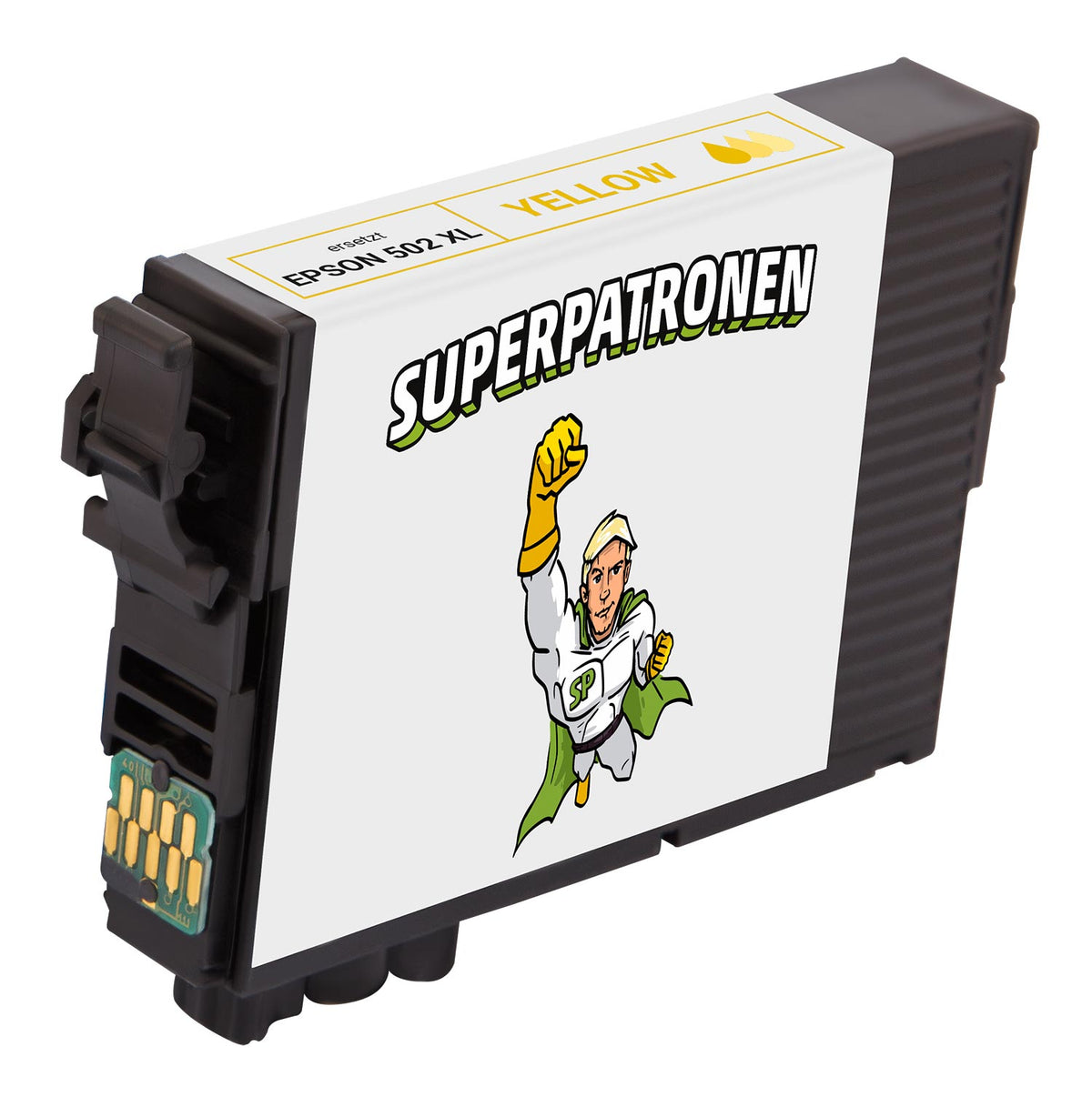 Kompatibel für Epson C13T02W44010 / 502XL Tintenpatrone gelb, 470 Seiten