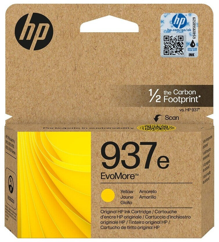 Original HP 4S6W8NE / 937E Druckkopfpatrone gelb Evomore, 1.650 Seiten