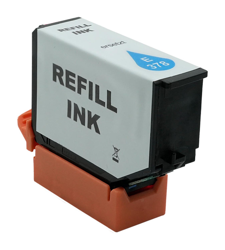 Kompatibel für Epson C13T37824010 / 378 Tintenpatrone cyan, 300 Seiten