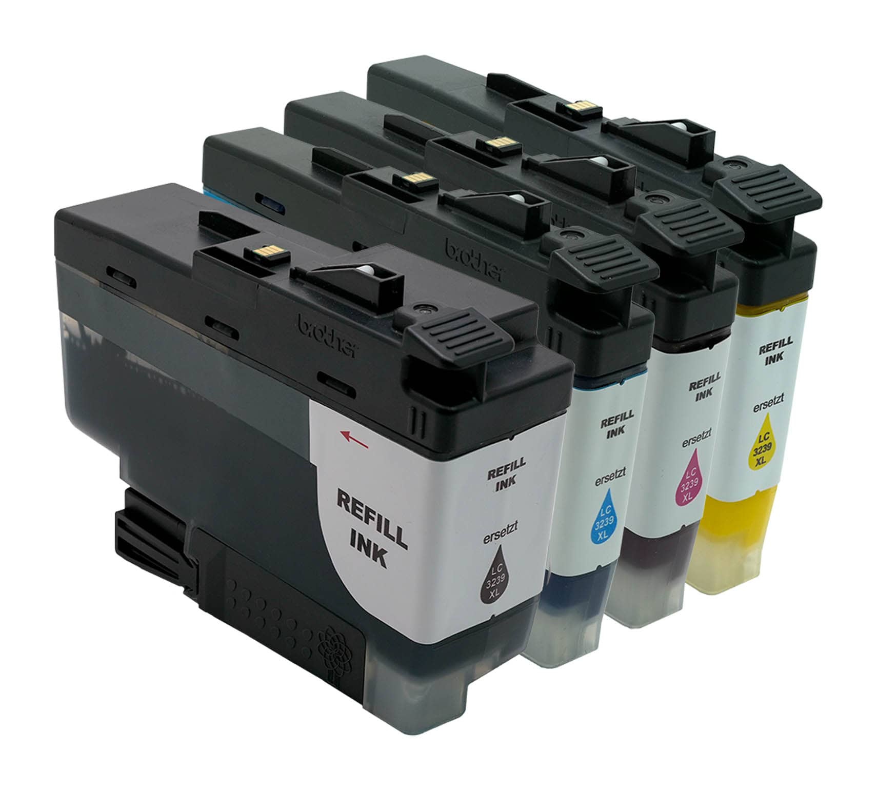 Kompatibel für Brother LC-3239XLBK,LC-3239XLC,LC-3239XLM,LC-3239XLY Tintenpatrone MultiPack Bk,C,M,Y, Inhalt 6000pg + 3x5000pg
