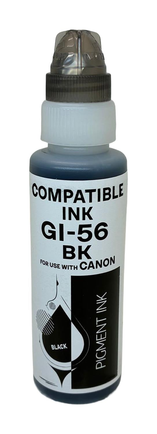 Kompatibel für Canon 4412C001 / GI-56 BK Tintenflasche schwarz, Inhalt 100 ml