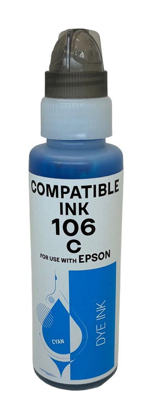 Refill Epson 106 C13T00R240 Tintenflasche cyan · Inhalt 70 ml