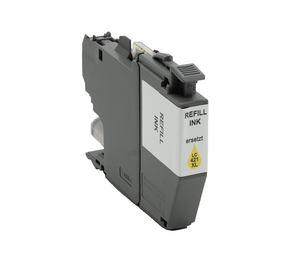 Kompatibel für Brother LC-421XLY Tintenpatrone gelb, 500 Seiten