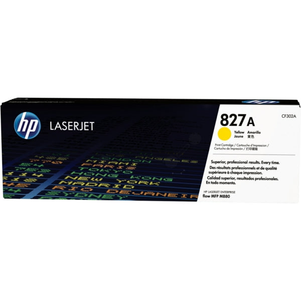 Original HP CF302A / 827A Toner gelb, 32.000 Seiten
