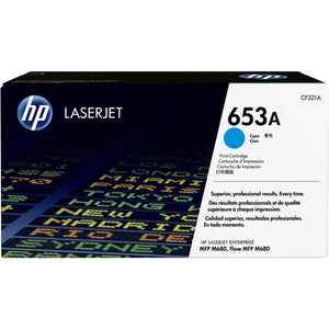 Original HP 653 / CF321A Toner cyan · 16.500 Seiten