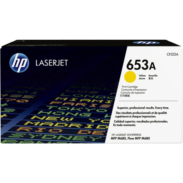 Original HP CF322A / 653A Tonerkartusche gelb, 16.500 Seiten