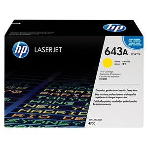 Original HP 643A / Q5952A Toner gelb · 10.000 Seiten