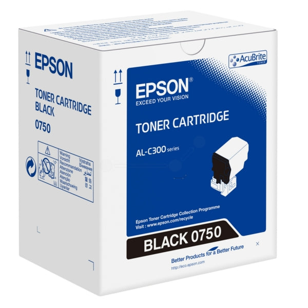 Original Epson C13S050750 / 0750 Toner-Kit schwarz, 7.300 Seiten