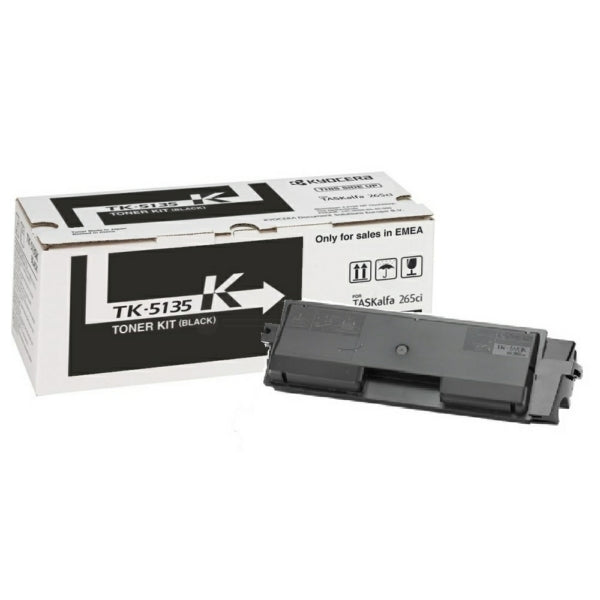 Original Kyocera 1T02PA0NL0 / TK-5135 K Toner-Kit schwarz, 10.000 Seiten