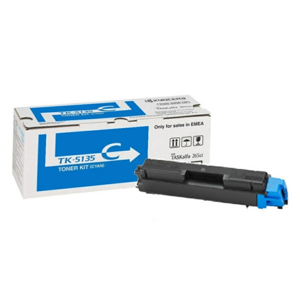 Original Kyocera 1T02PACNL0 / TK-5135 C Toner-Kit cyan, 5.000 Seiten