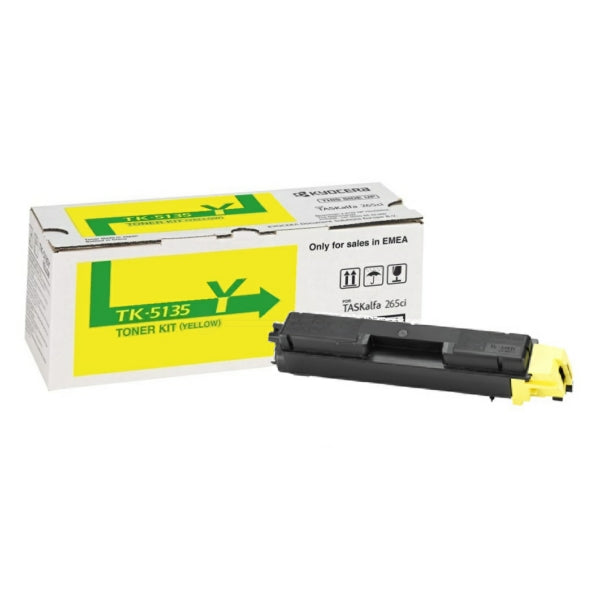 Original Kyocera 1T02PAANL0 / TK-5135 Y Toner-Kit gelb, 5.000 Seiten