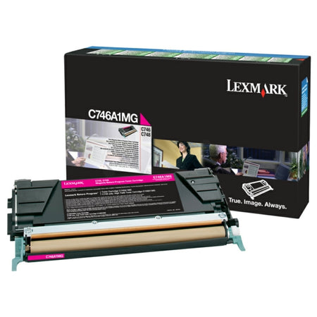 Original Lexmark C746A1MG Tonerkartusche magenta return program, 7.000 Seiten