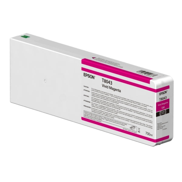 Original Epson C13T804300 / T8043 Tintenpatrone magenta, Inhalt 700 ml