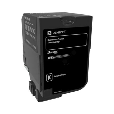 Original Lexmark 84C0H10 Toner-Kit schwarz, 25.000 Seiten