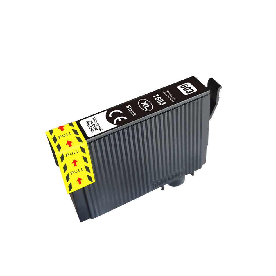 Kompatibel für Epson C13T03A14010 / 603XL Tintenpatrone schwarz, Inhalt 13 ml
