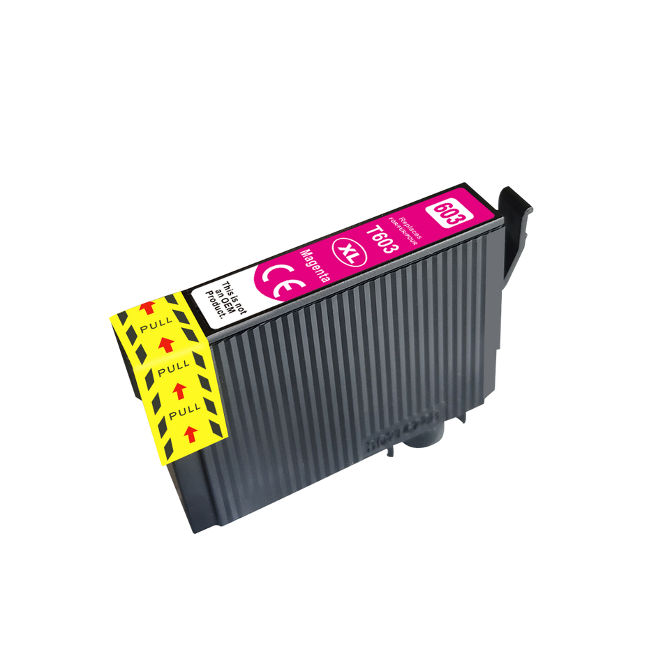Kompatibel für Epson C13T03A34010 / 603XL Tintenpatrone magenta, Inhalt 12 ml