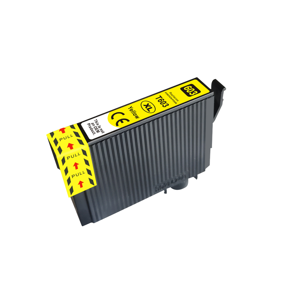 Kompatibel für Epson C13T03A44010 / 603XL Tintenpatrone gelb, Inhalt 12 ml