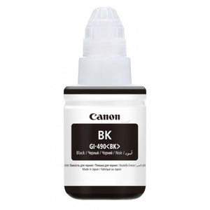 Original Canon GI-490 BK / 0663C001 Tintenflasche schwarz · 6.000 Seiten · Inhalt 135 ml