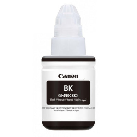 Original Canon 0663C001 / GI-490 BK Tintenflasche schwarz, 6.000 Seiten, Inhalt 135 ml