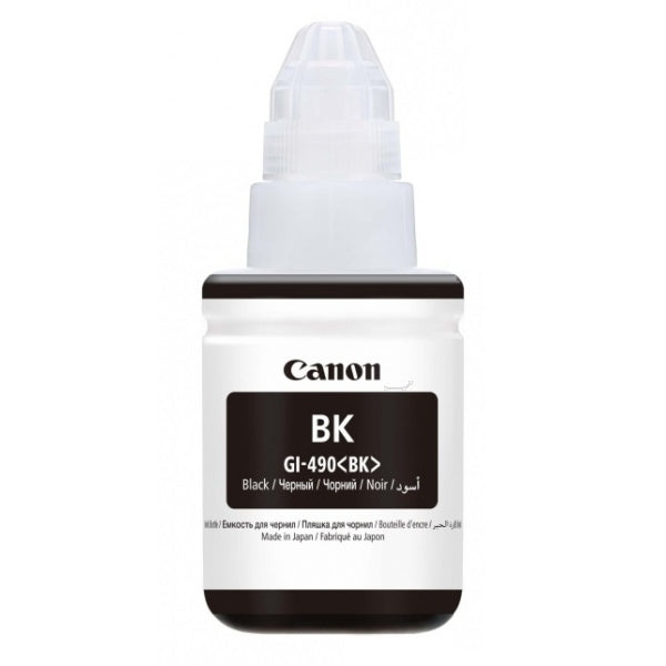 Original Canon 0663C001 / GI-490 BK Tintenflasche schwarz, 6.000 Seiten, Inhalt 135 ml