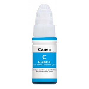 Original Canon GI-490 C / 0664C001 Tintenflasche cyan · 7.000 Seiten · Inhalt 70 ml