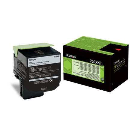 Original Lexmark 70C2XK0 / 702XK Toner-Kit schwarz extra High-Capacity return program, 8.000 Seiten