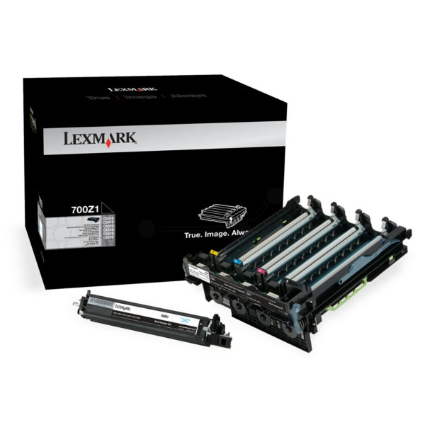 Original Lexmark 70C0Z10 / 700Z1 Drum Kit schwarz, 40.000 Seiten