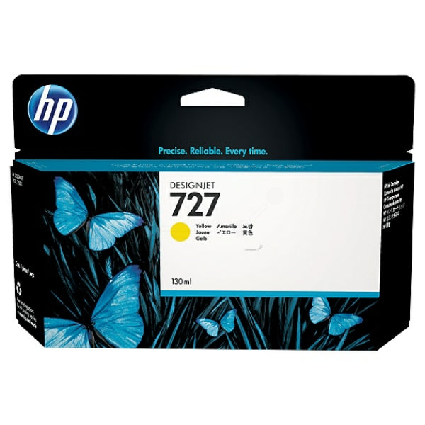Original HP F9J78A / 727 Tintenpatrone gelb, Inhalt 300 ml