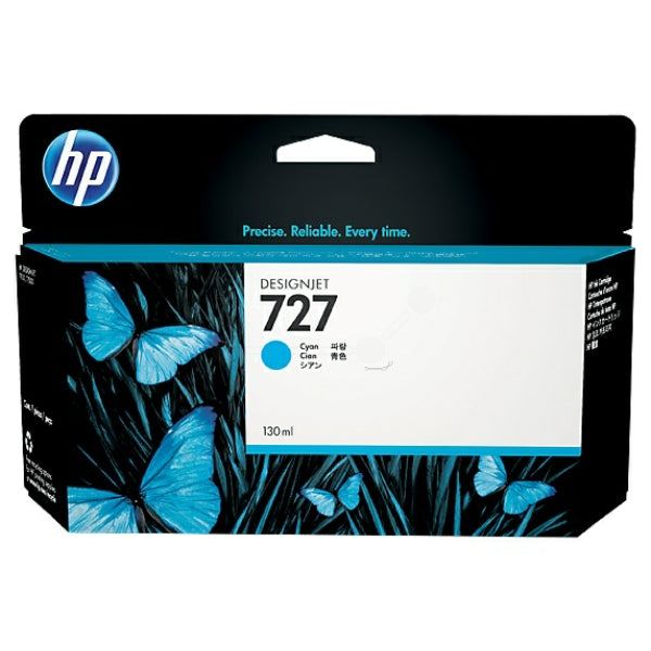 Original HP F9J76A / 727 Tintenpatrone cyan, Inhalt 300 ml