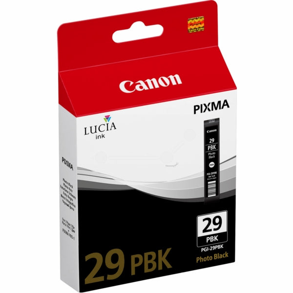 Original Canon 4869B001 / PGI-29 PBK Tintenpatrone schwarz foto, 1.300 Seiten, Inhalt 36 ml
