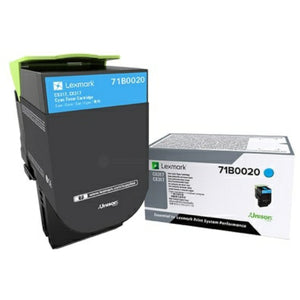 Original Lexmark 71B0020 Toner cyan · 2.300 Seiten