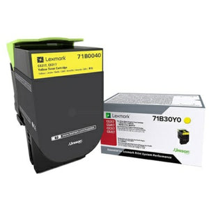 Original Lexmark 71B0040 Toner gelb · 2.300 Seiten